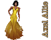 AA Elegant Yellow Gown