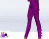 girls purple pants