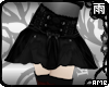 Poofy Ribbon Skirt Black