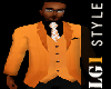 LG1 Orange 3pc Suit