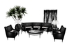 *Black & Gray Couch Set*