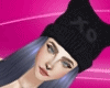 Blue XO Hair