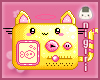 -O- Yellow Kitty radio