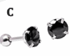 Black Diamond Earrings