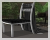black wedding chair