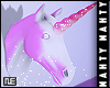 ɳ Glitter Unicorn Head