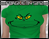 GRINCH WOMENS FACE XMAS