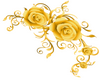 GOLD ROSES -2