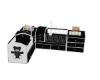 FENDI BLK TWIN CRIB