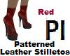 PI - Red Patterned Boots