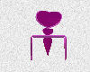 Purple heart chair