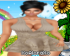 (A) Beige Dress