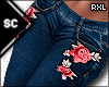 S| Rose Jeans Blue RXL