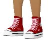 Red Converse Pink Lace