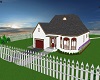 Easter House Decorated