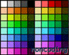 ⌧ color room palette