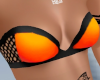 Black & Orange Bralette