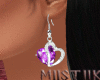 Silver Earring(Purple)