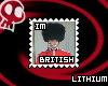 I'm British Stamp