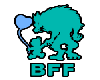BFF Sticker green