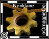 Brass Gear Necklace
