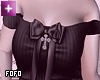 ninu top +bow (black) MB