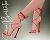 Evvie red sandals