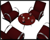 Red Retro Club Chairs ~
