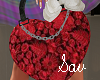 Red/Blk/Wht Heart Bag