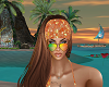 hair bandana orang stras