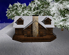 winter snow cabin