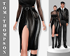 Uvelle Leather Skirt