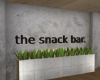 the snack bar sign