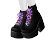 Neon Moto Boots