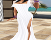 Simple white dress
