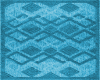 Modern Aqua Area Rug