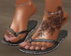 Fly Black Sandals