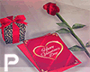 P. Valentine Card + Gift