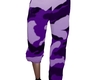 purple camo sweatpants