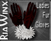 Crimson Fur Gloves