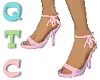 PrettyTieUp Pumps ~ Pink