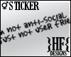 }HF{ Sticker -AntiSocial