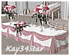 Wedding Table Blush 6p