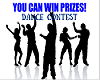 DANCE CONTEST SIGN