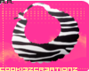 *CCz*Zebra Earrings
