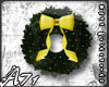 A- Yellow Xmas Wreath
