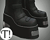 T! Goth Metal Boots M
