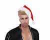 blond hair santa hat