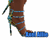 AA Blue Cute Heels
