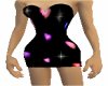 black heart mini dress